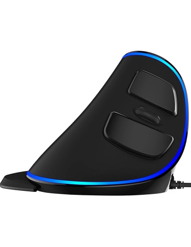 Ratón Vertical Ergonómico J-Tech Digital V628 USB Ajustable