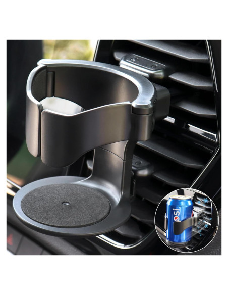 Soporte para Tazas de Auto QIIYCCE B1101 Ajustable 7.62 cm