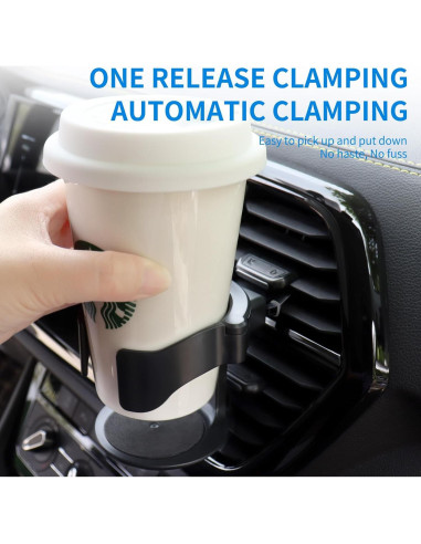 Soporte para Tazas de Auto QIIYCCE B1101 Ajustable 7.62 cm