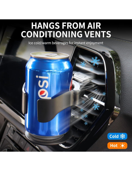 Soporte para Tazas de Auto QIIYCCE B1101 Ajustable 7.62 cm