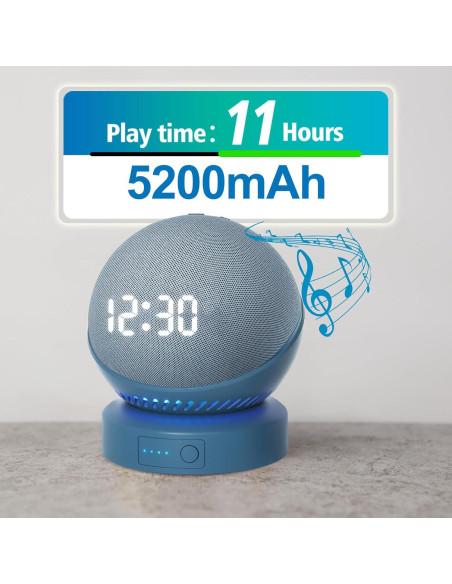 Base de batería Liboer para Echo Dot 5ta y Homepod Mini