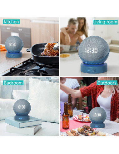 Base de batería Liboer para Echo Dot 5ta y Homepod Mini