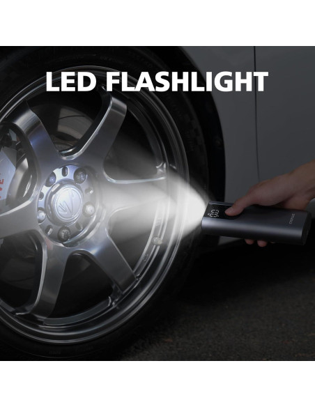 Bomba de Aire CYCPLUS A8 Portátil 150 PSI para Bicicleta