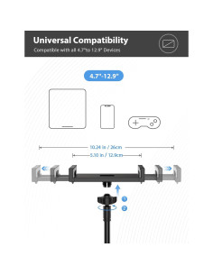 Soporte para Tablet VIVI MAO Flexible 76 cm Compatible 4.7-12.9" 2