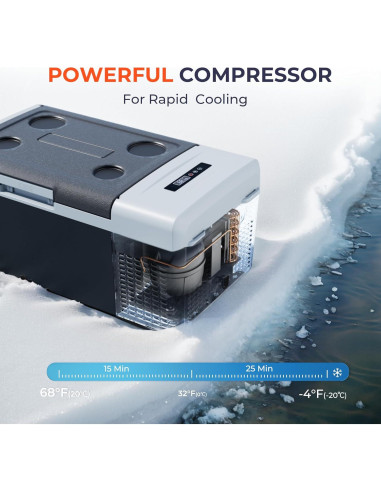 Refrigerador Portátil EKOJUCE 15L 12V/220V -4C a 20C