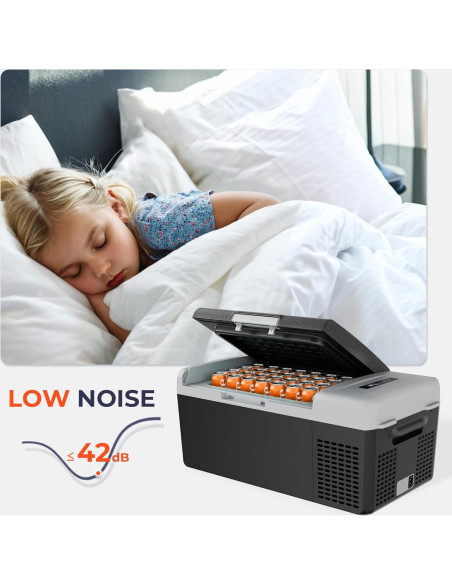 Refrigerador Portátil EKOJUCE 15L 12V/220V -4C a 20C Refrigerador Portátil EKOJUCE 15L 12V/220V -4C a 20C