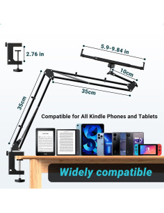 Soporte de Tablet Ajustable DATAFY para Cama y Escritorio 2