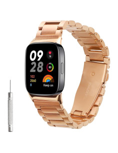 Correa de Acero Inoxidable kwmobile para Xiaomi Redmi Watch 4