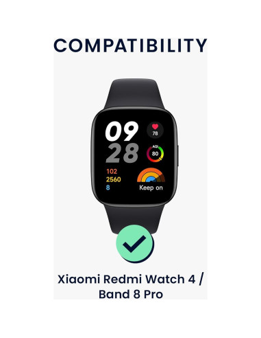 Correa de Acero Inoxidable kwmobile para Xiaomi Redmi Watch 4
