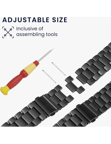 Correa de Acero Inoxidable kwmobile para Xiaomi Redmi Watch 4