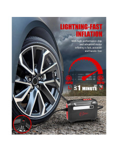 Compresor de Aire Portátil ROCGORLD R8 150 PSI Digital 2