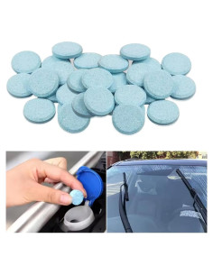 50 Tabletas Limpiaparabrisas KHGUZ, Efecto Concentrado, Universal