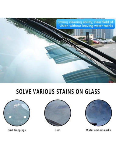 50 Tabletas Limpiaparabrisas KHGUZ, Efecto Concentrado, Universal