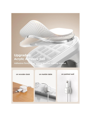 Paquete de 6 Clips Magnéticos JOYROOM para Gestión de Cables