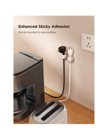 Paquete de 6 Clips Magnéticos JOYROOM para Gestión de Cables