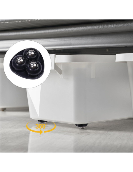 Ruedas Mini Autoadhesivas ATROPOS 20 Pcs 360 Rotación