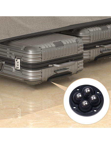 Ruedas Mini Autoadhesivas ATROPOS 20 Pcs 360 Rotación