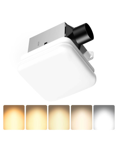 Ventilador de Baño Consciot 50 CFM con Luz LED 1000lm