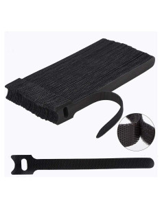 60 Bridas Reutilizables Nettbe 15,24 cm Organizador de Cables