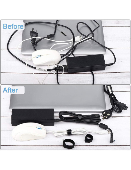 60 Bridas Reutilizables Nettbe 15,24 cm Organizador de Cables 60 Bridas Reutilizables Nettbe 15,24 cm Organizador de Cables