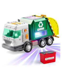 Camión de Basura LED Joyin con Contenedor y Sonidos