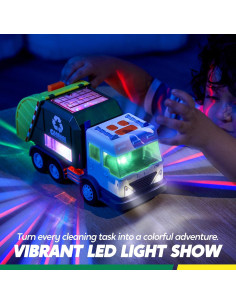 Camión de Basura LED Joyin con Contenedor y Sonidos 2