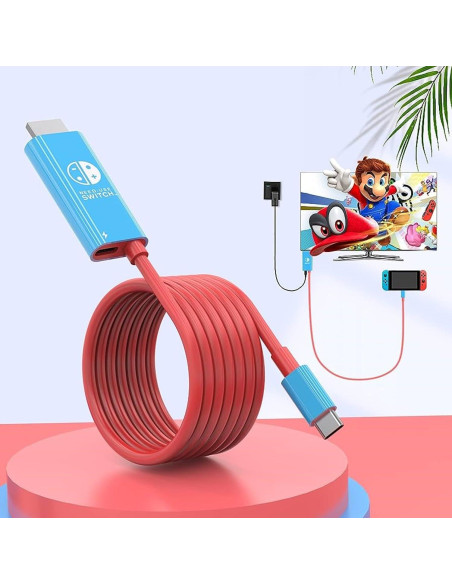 Estación Acoplamiento Portátil Nintendo Switch a HDMI 4K