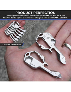 Llave Multiherramienta Geekey EDC 16 Funciones Acero Inoxidable 2