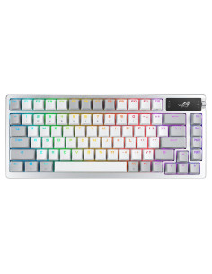 Teclado Inalámbrico ASUS ROG Azoth 75% RGB PBT Blanco