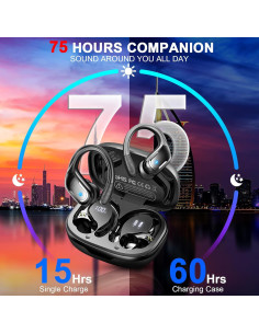 Auriculares Inalámbricos Ltinist BX27 Bluetooth 5.4 IP7 75Hrs 2