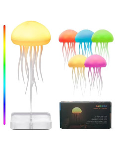 Lámpara de Medusas IHAUSS LED Recargable 12 Bombillas Multicolores