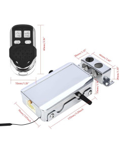 Cerradura Electrónica YUHANUS HXQ908BT Antirrobo Control Remoto 2