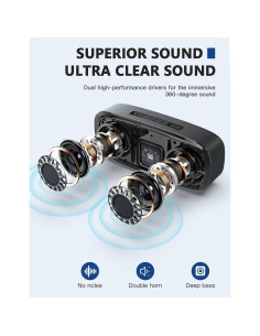 Altavoz Bluetooth LENRUE A10 Portátil 12h Batería Estéreo 2