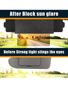 Visera Solar Polarizada Veharvim VH-SV05-1SS con Sombrillas 2