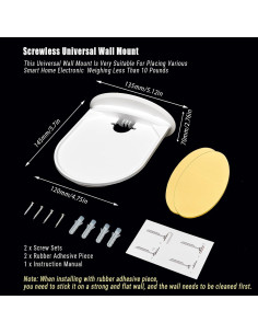 Estante Montaje Pared PUUUCI para Echo y Dispositivos 4,54 kg 2