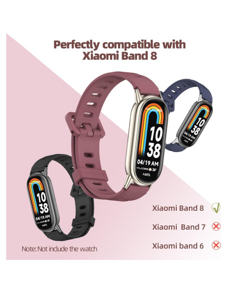 Correa MIJOBS para Mi Band 8/9 Silicona Impermeable
