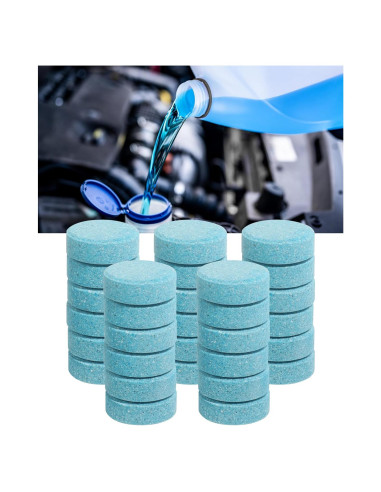 30 Tabletas de Lavado de Parabrisas UBOG, Ecológicas y Compactas