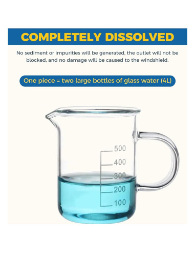 30 Tabletas de Lavado de Parabrisas UBOG, Ecológicas y Compactas