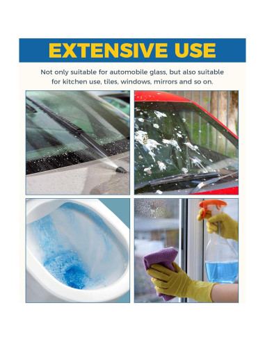 30 Tabletas de Lavado de Parabrisas UBOG, Ecológicas y Compactas