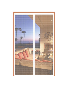 Puerta de Malla Magnética Firguny 96,5 x 205,7 cm Blanca