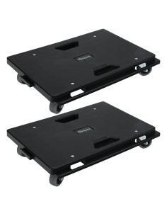 Carro de Muebles Insdawn Paquete de 2 500 kg 4 Ruedas Negro