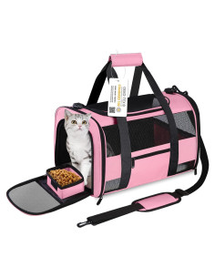 Transportín para mascotas CUSSIOU Rosa 43x28x28 cm Aprobado