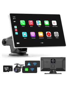 Pantalla portátil Madoec Carplay 9" inalámbrica GPS 4K