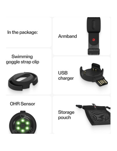 Monitor de Frecuencia Cardíaca Polar Verity Sense - Rojo