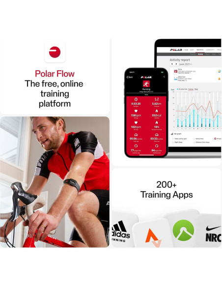 Monitor de Frecuencia Cardíaca Polar Verity Sense - Rojo