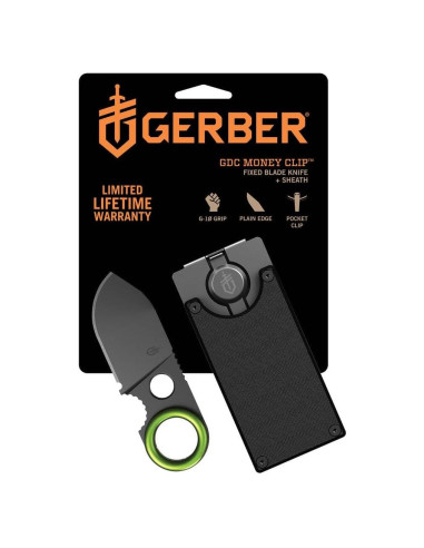 Clip de Dinero Gerber GDC con Cuchillo de Acero Inoxidable
