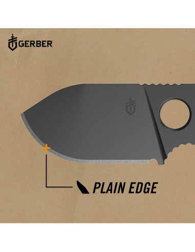 Clip de Dinero Gerber GDC con Cuchillo de Acero Inoxidable