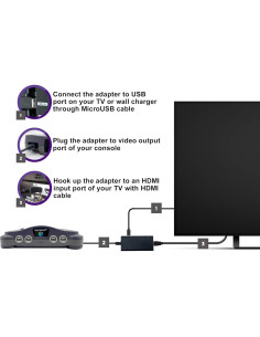 Cable HDMI 3-en-1 para GameCube, N64 y SNES - LevelHike 2