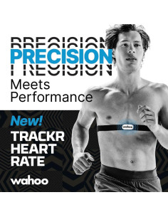 Monitor de Frecuencia Cardíaca Wahoo TRACKR Blanco 2