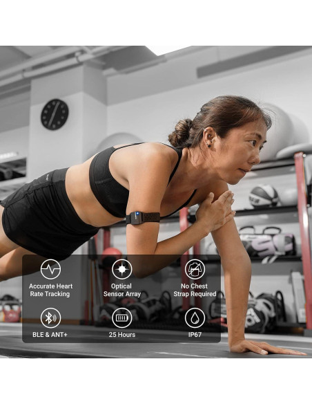 CooSpo Monitor de Frecuencia Cardíaca en Brazo HW706 IP67